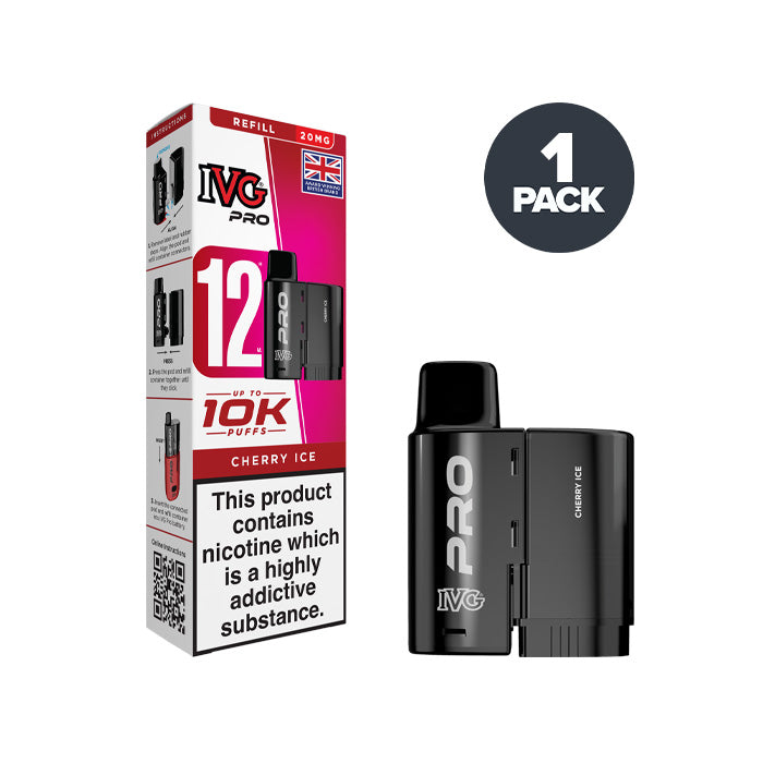 Cherry Ice IVG Pro 12 Prefilled Pod and Box