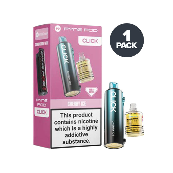 Cherry Ice Pyne Pod Click Prefilled Pod and Box