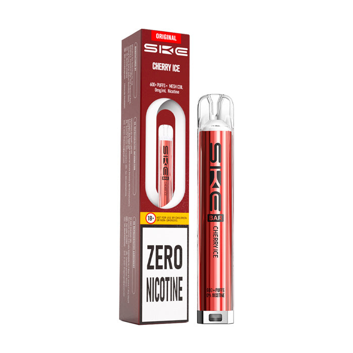 Cherry Ice SKE Bar 600 0mg Prefilled Pod Kit and Box