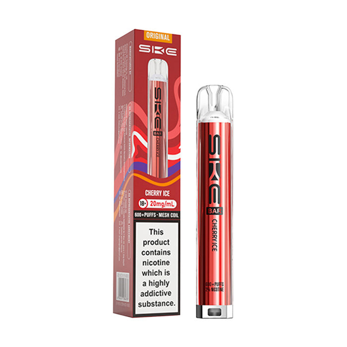 SKE Bar 600 Prefilled Pod Kit - Cherry Ice