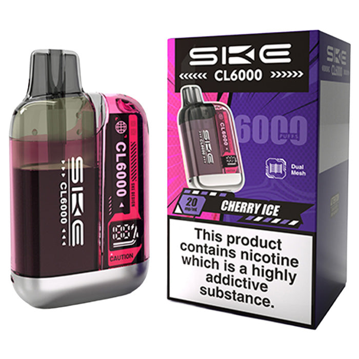 Cherry Ice SKE CL6000 Prefilled Pod Kit with Box