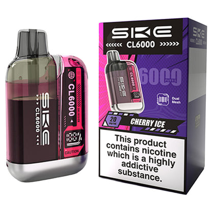 Cherry Ice SKE CL6000 Prefilled Pod Kit with Box