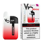 Cherry Ice Vapes Bars Diamond 3000 Prefilled Vape Kit and Box
