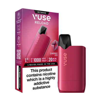 Cherry Ice Vuse Reload Box Pod Kit and packaging