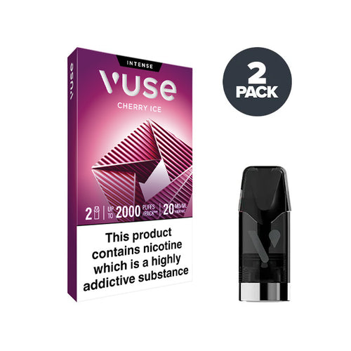 Cherry Ice Vuse Intense Pod and Box