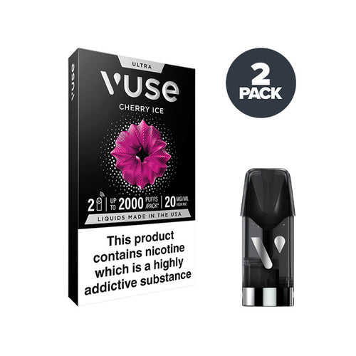 Cherry Ice Vuse Ultra Smart Pod and Box