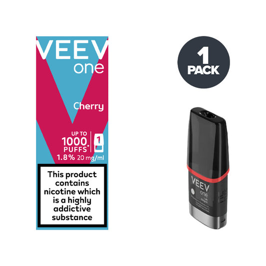 Cherry Veev One Pod and Box