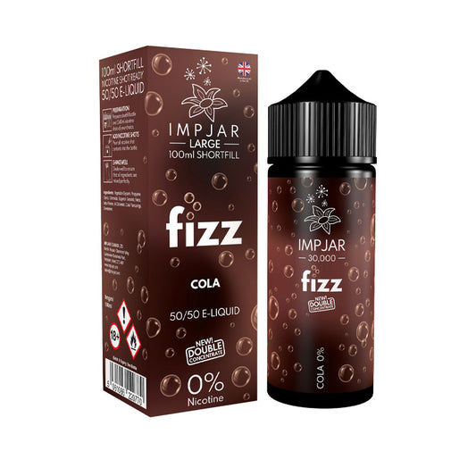 Cola 100ml Shortfill and Box by Imp Jar Fizz