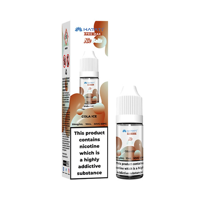 Cola Ice Hayati Pro Max 10ml Nic Salt E-Liquid and Box