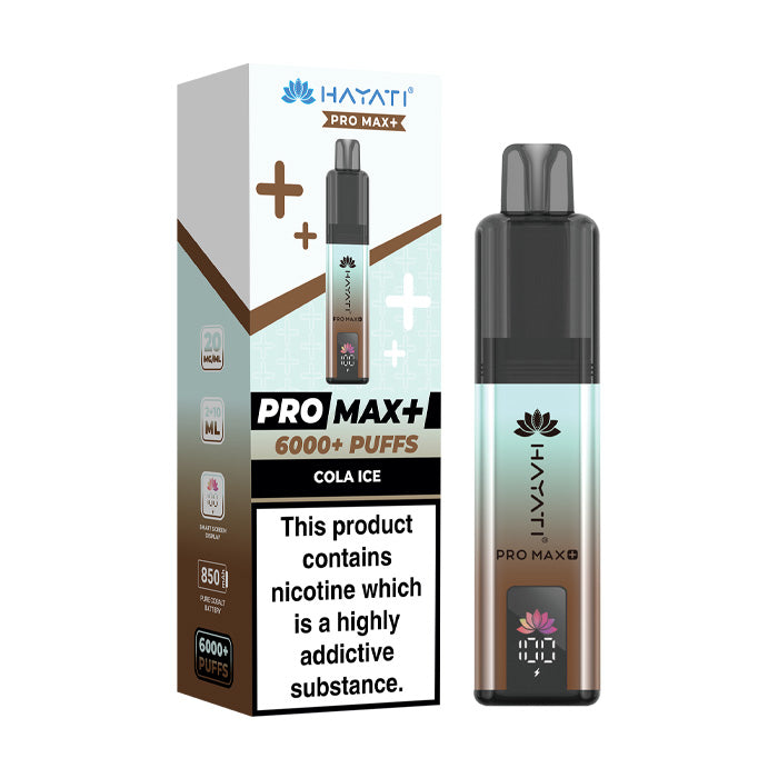 Cola Ice Hayati Pro Max Plus Kit and Box