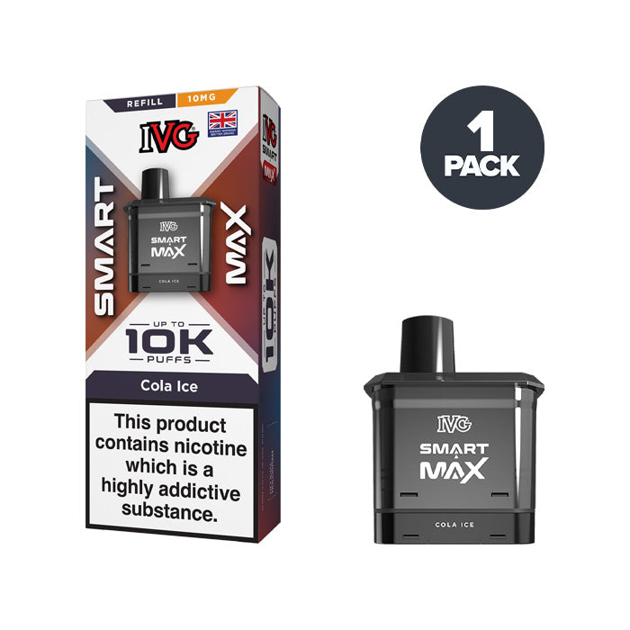 Cola Ice IVG Smart Max 10mg Refill Pack and Box