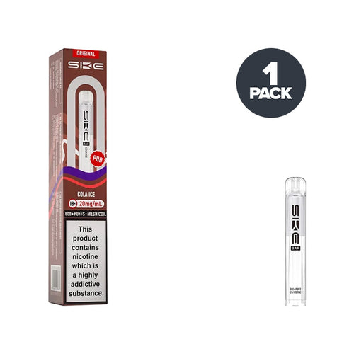 Cola Ice SKE Bar 600 Prefilled Pod and Box