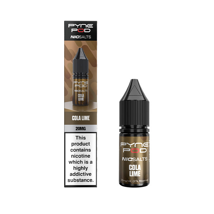 Cola Lime Pyne Pod 10ml Nic Salt E-Liquid and Box