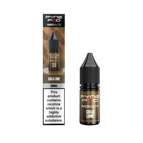 Cola Lime Pyne Pod 10ml Nic Salt E-Liquid and Box