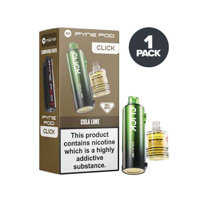 Cola Lime Pyne Pod Click Prefilled Pod and Box