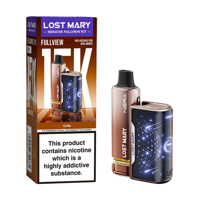 Cola Lost Mary Nera 15K Fullview Prefilled Pod Kit with box