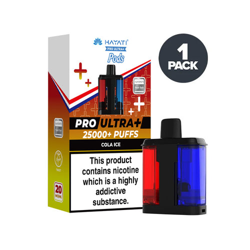 Cola Ice Hayati Pro Ultra Plus Prefilled Pod and Box