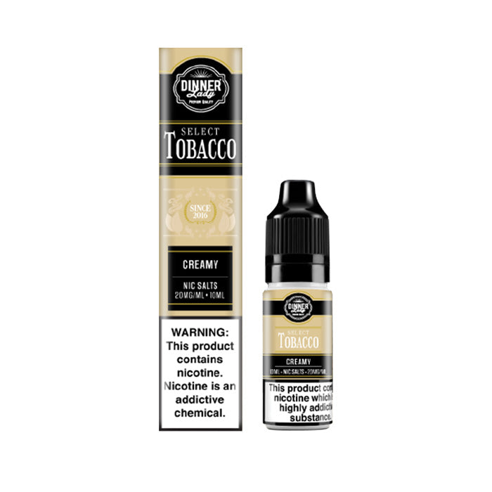 Rich Nic Salt E-Liquid by Dinner Lady Select Tobacco Rich Nic Salt E-Liquid by Dinner Lady Select Tobacco