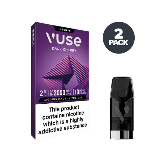 Dark Cherry 10mg Vuse Intense Pod and Box