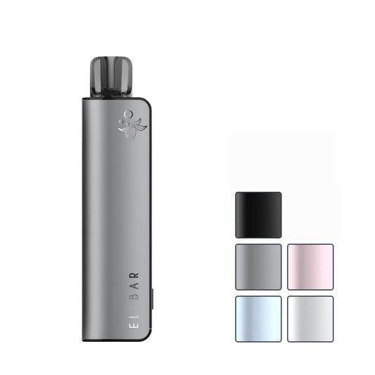 Elf Bar Elfa Master Pod Kit with five squares showcasing all available colours
