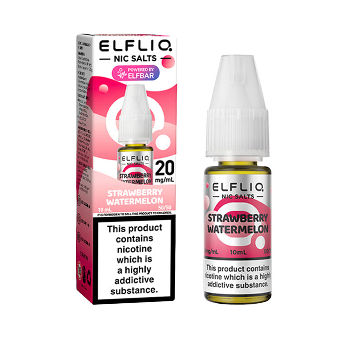 ELFLIQ Strawberry Watermelon 10ml Nicotine Salt E-Liquid
