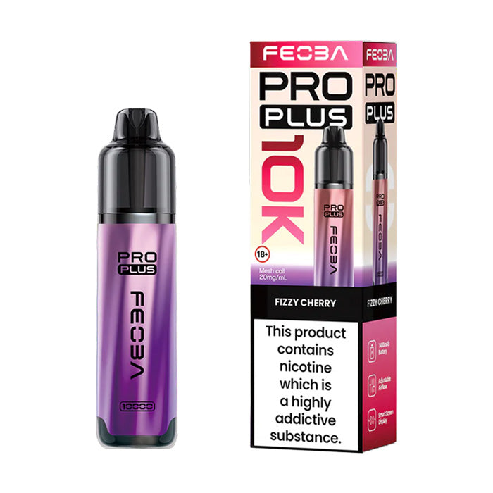 Fizzy Cherry Feoba Pro Plus 30K Pod Kit and Box