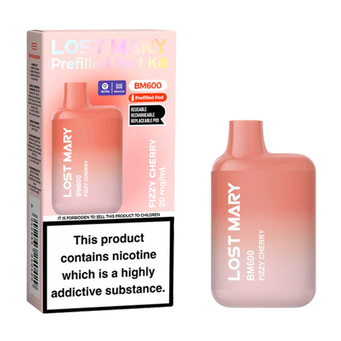 Lost Mary BM600 Prefilled Pod Kit - Fizzy Cherry