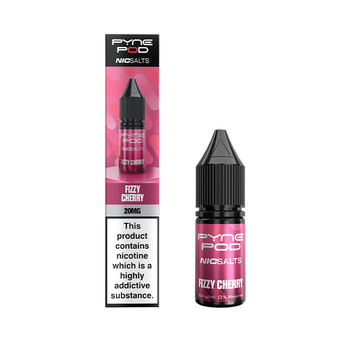 Fizzy Cherry Pyne Pod 10ml Nic Salt E-Liquid and Box