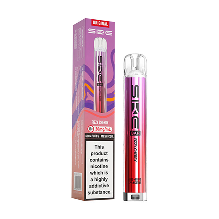 SKE Bar 600 Prefilled Pod Kit - Fizzy Cherry