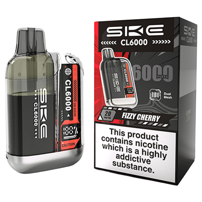 Fizzy Cherry SKE CL6000 Prefilled Pod Kit with Box