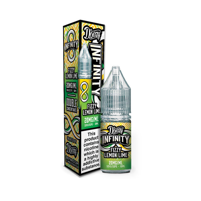 Fizzy Lemon Lime Nic Salt E-Liquid and Box by Doozy Infinity
