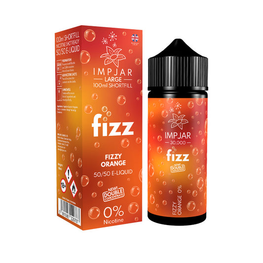 Fizzy Orange 100ml Shortfill and Box by Imp Jar Fizz