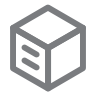 Free Next Day Delivery - Grey Box Icon