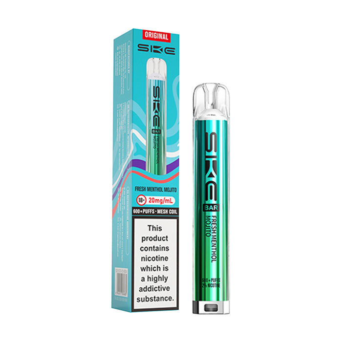 SKE Bar 600 Prefilled Pod Kit - Fresh Menthol Mojito