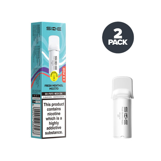 Fresh Menthol SKE Crystal 600 Pro Pre-filled Pods and box