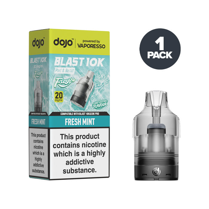 Fresh Mint Vaporesso Dojo Blast 10K Fresh Refill Pack