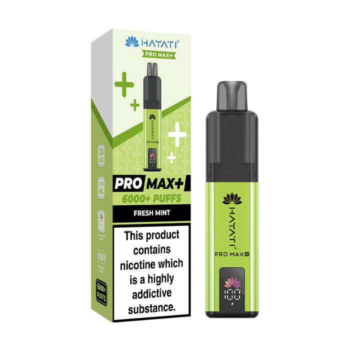 Fresh Mint Hayati Pro Max Plus Kit and Box
