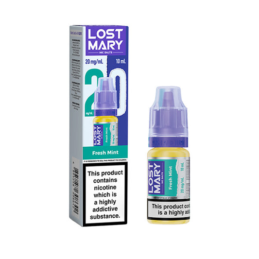 Fresh Mint Nic Salt E-Liquid by Lost Mary