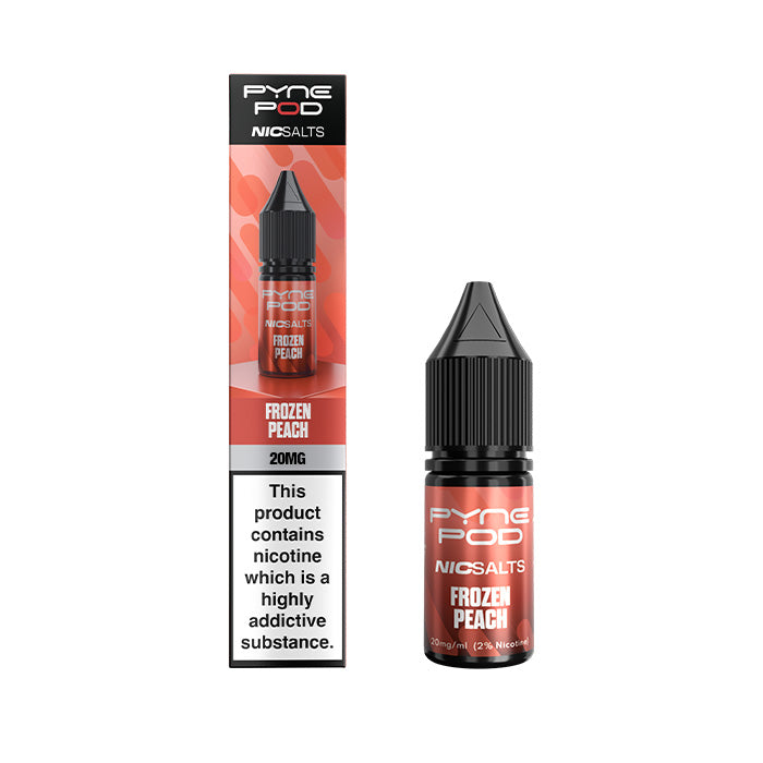 Frozen Peach Nic Salt E-Liquid by Pyne Pod