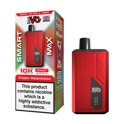 Frozen Watermelon IVG Smart Max Prefilled Pod Kit and Box