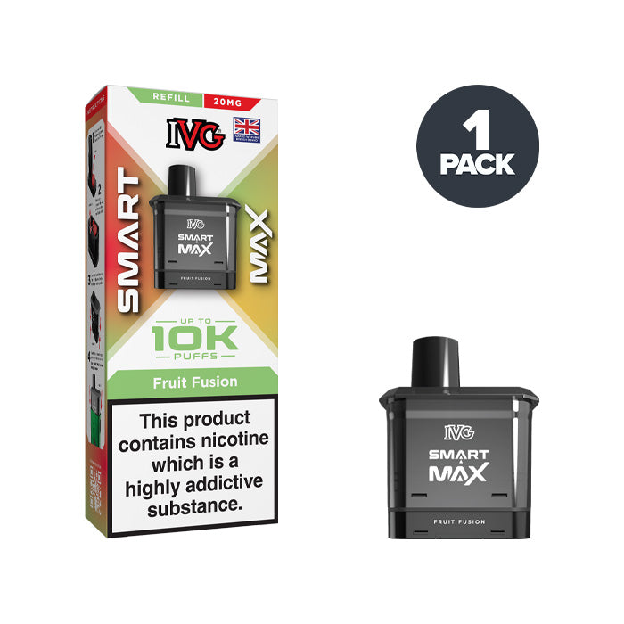 Fruit Fusion IVG Smart Max Refill Pack and Box