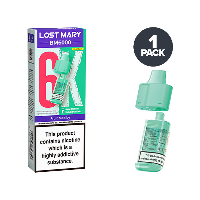 Fruit Medley Lost Mary BM6000 Refill Pack 20mg