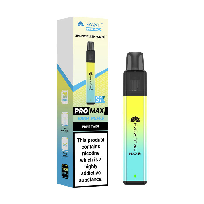 Fruit Twist Hayati Pro Max S1 Prefilled Pod Kit and Box