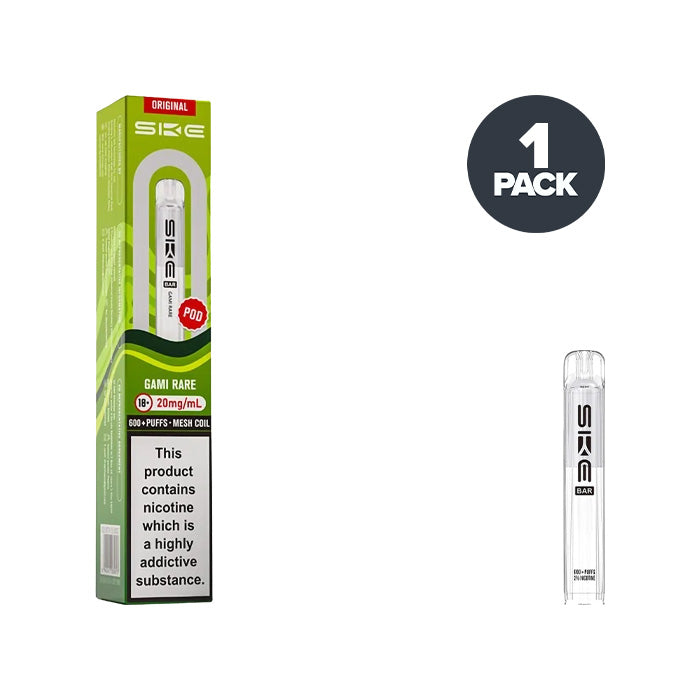 Gami Rare SKE Bar 600 Prefilled Pod and Box