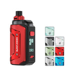 Geekvape Aegis Hero 5 Pod Kit with seven squares showcasing all available colours