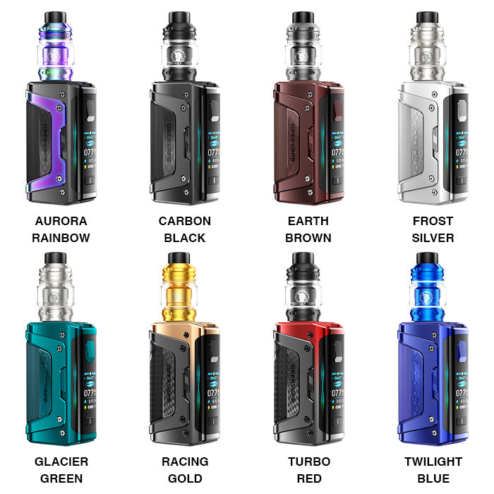 Geekvape Aegis Legend 5 Vape Kit with all available colours