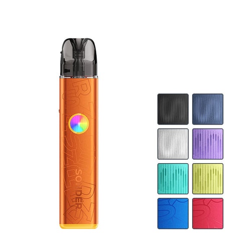 Geekvape Sonder Q2 Pod Kit with eight squares showcasing eight out of the available 9 colours