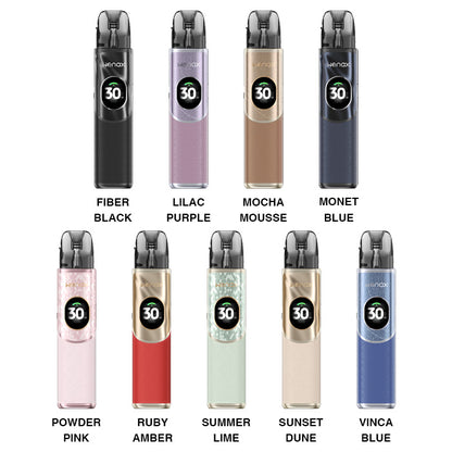 All colours of Geekvape Wenax Q2 Pod Kit