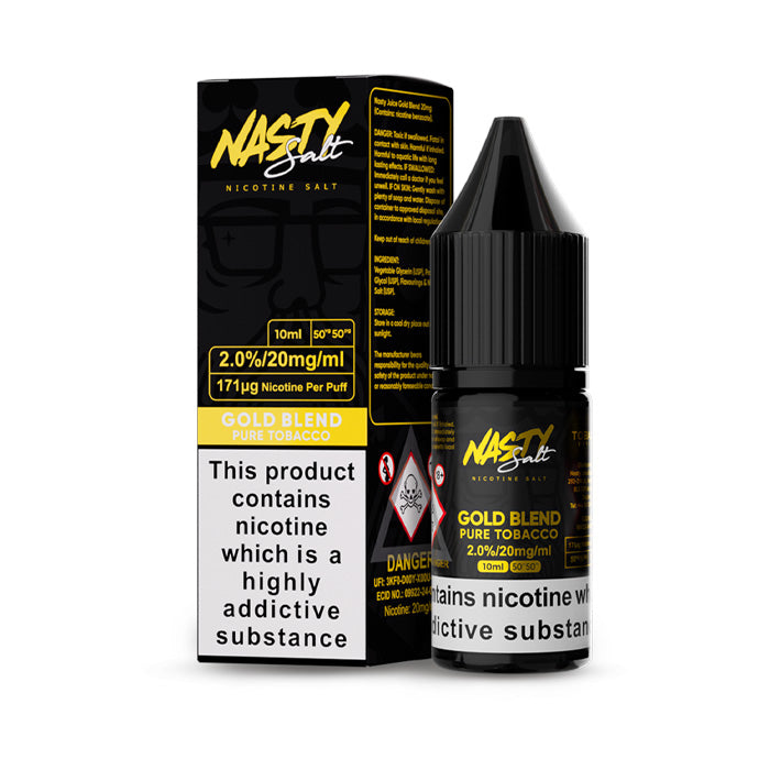 Nasty Juice Gold Blend Nicotine Salt E-Liquid