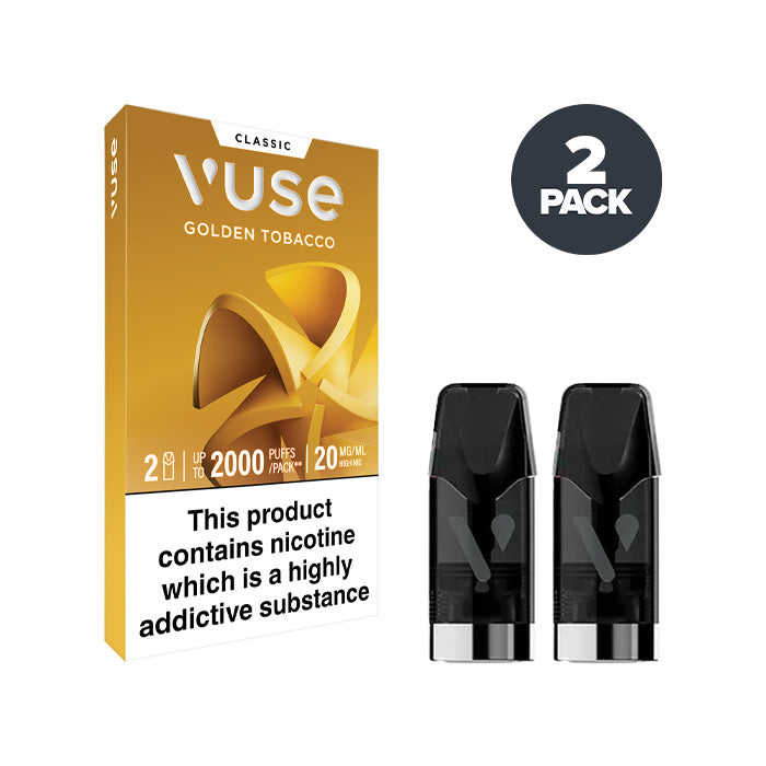 classic tobacco vuse pods Golden by | Pack of 2 FLAVORS:SOUR STRAWS 2.1 - 5.0ml vuse pod cost How.much